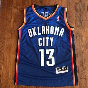 Authentic Adidas James Harden OKC Jersey (S)